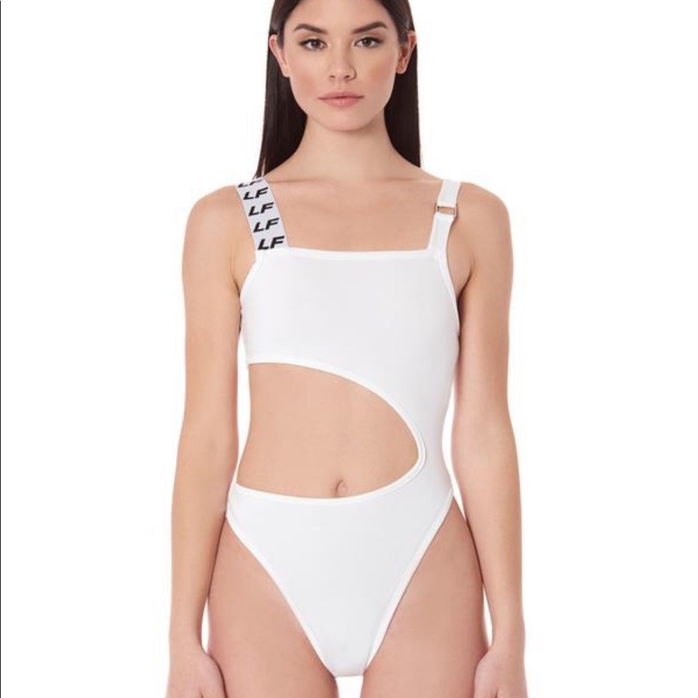 LF Asymmetrical strap cut out bodysuit